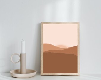 Feminine Boho Desert - 8"x10" Boho Art Print || Art Print