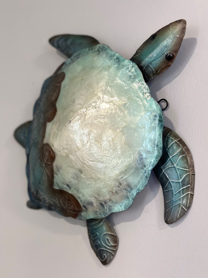 Sea Turtle Metal Wall Art Nautical Home Decor Unique Gifts Idea