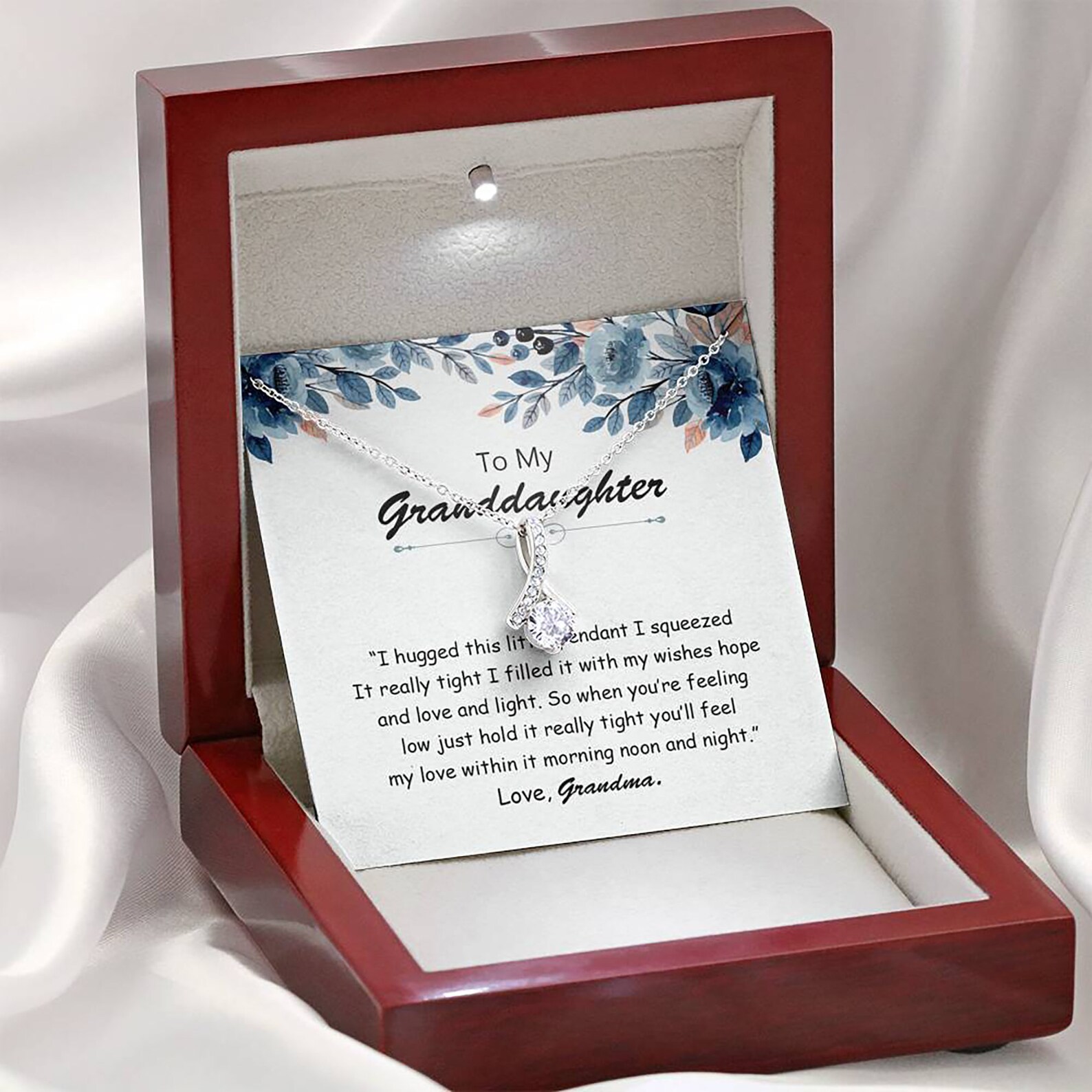 Granddaughter Gift from Grandparents Gift for Granddaughter Etsy