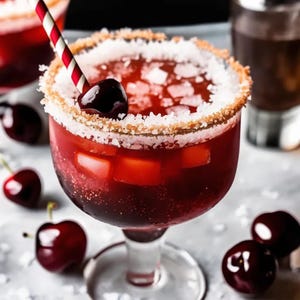 Cherry Coconut Cocktail Rimmer & Salt Blend, Seasoning Salt, Margarita Salt, Sweet and Savory, Popcorn Salt, Sweet Salt, Rimming Drink Décor