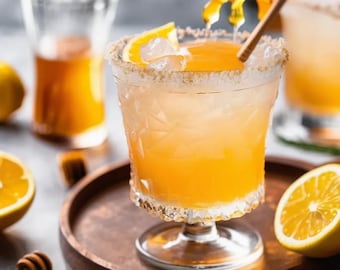 Sweet Honey Cocktail Salt Rimmer: All Natural Margarita Sugar