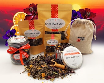 Orange Hibiscus Sunset White Tea Blend: Refreshing Herbal Tea