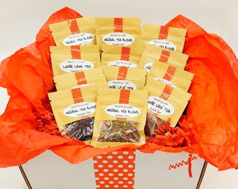 Assorted Loose Leaf Tea Sampler: Herbal Blends Gift Set