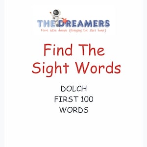 Sight Word Search Worksheets | Dot Marker Activity | Dolch First 100 Words | Find & Circle Printable | Kindergarten Literacy Pack