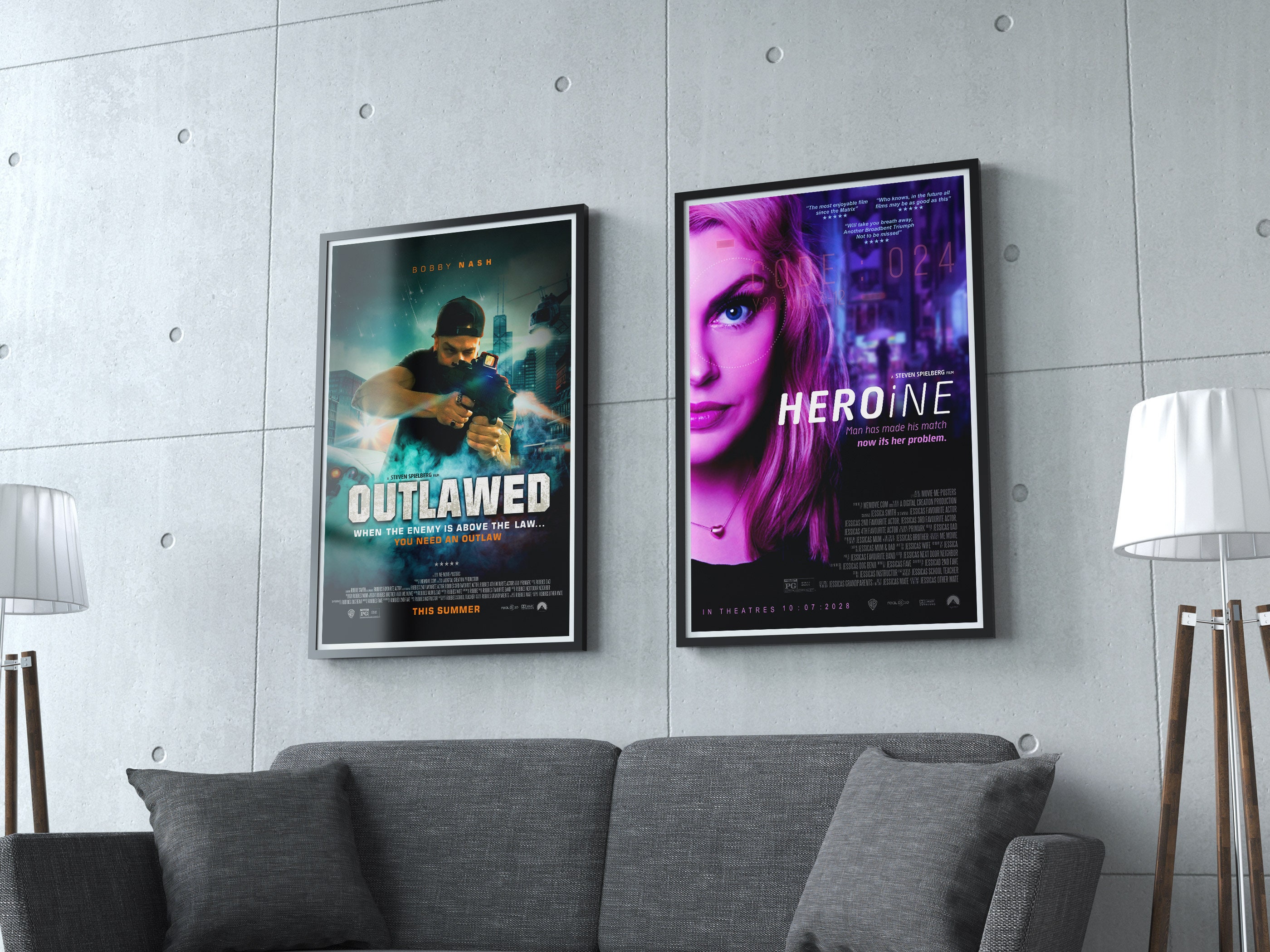 Custom Movie Poster Personalized Poster Custom Art From Etsy