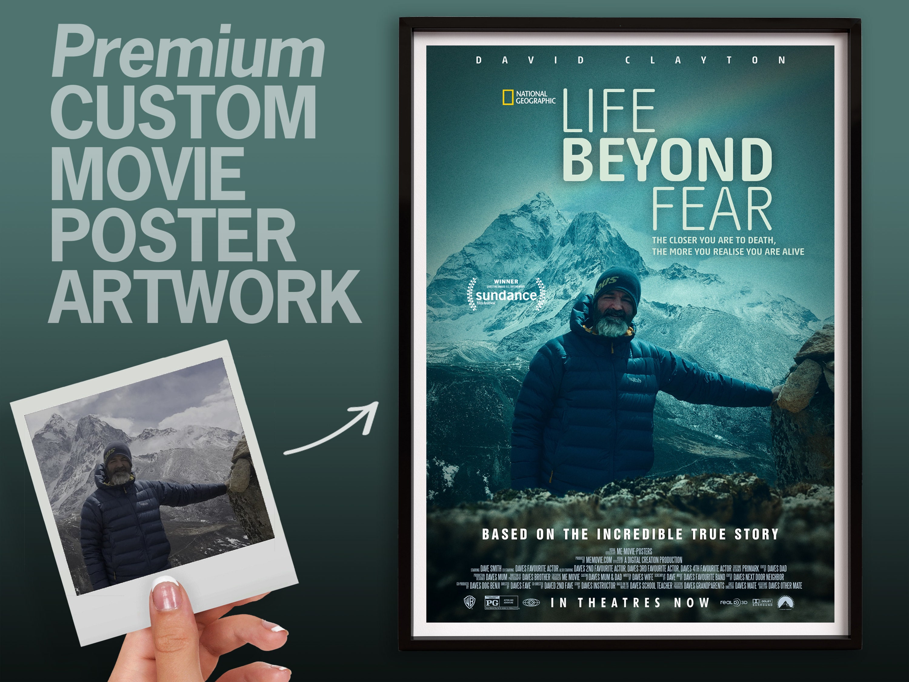 Custom Movie Poster Personalized Art Prints Custom Movie Etsy