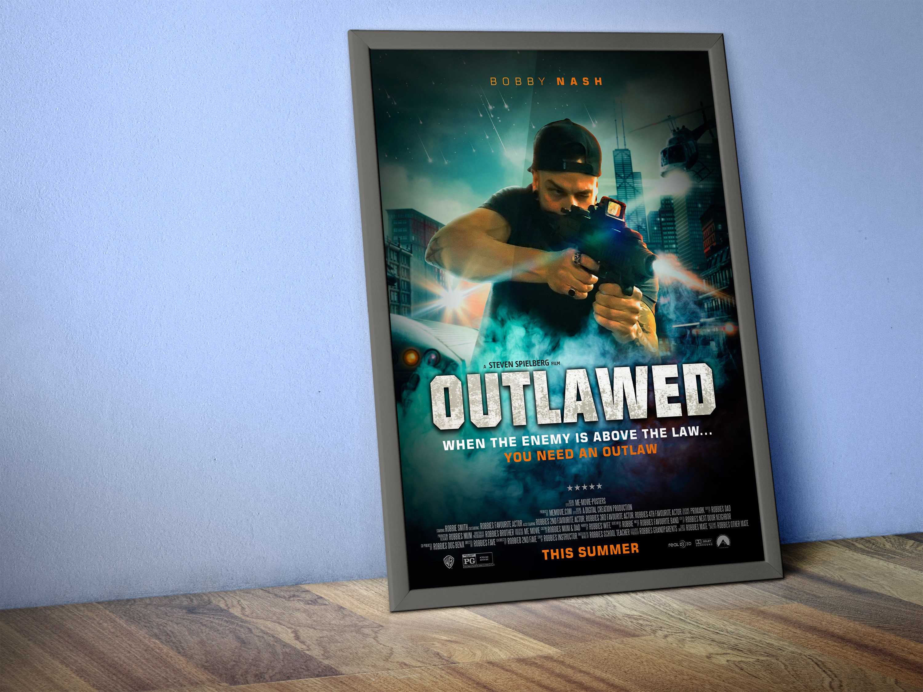 Custom Movie Poster Personalized Poster Custom Art From Etsy