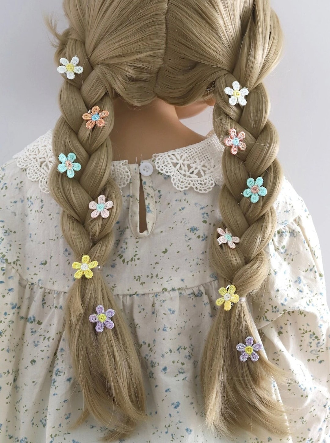 Daisy Flower Girl Hair Clips Etsy