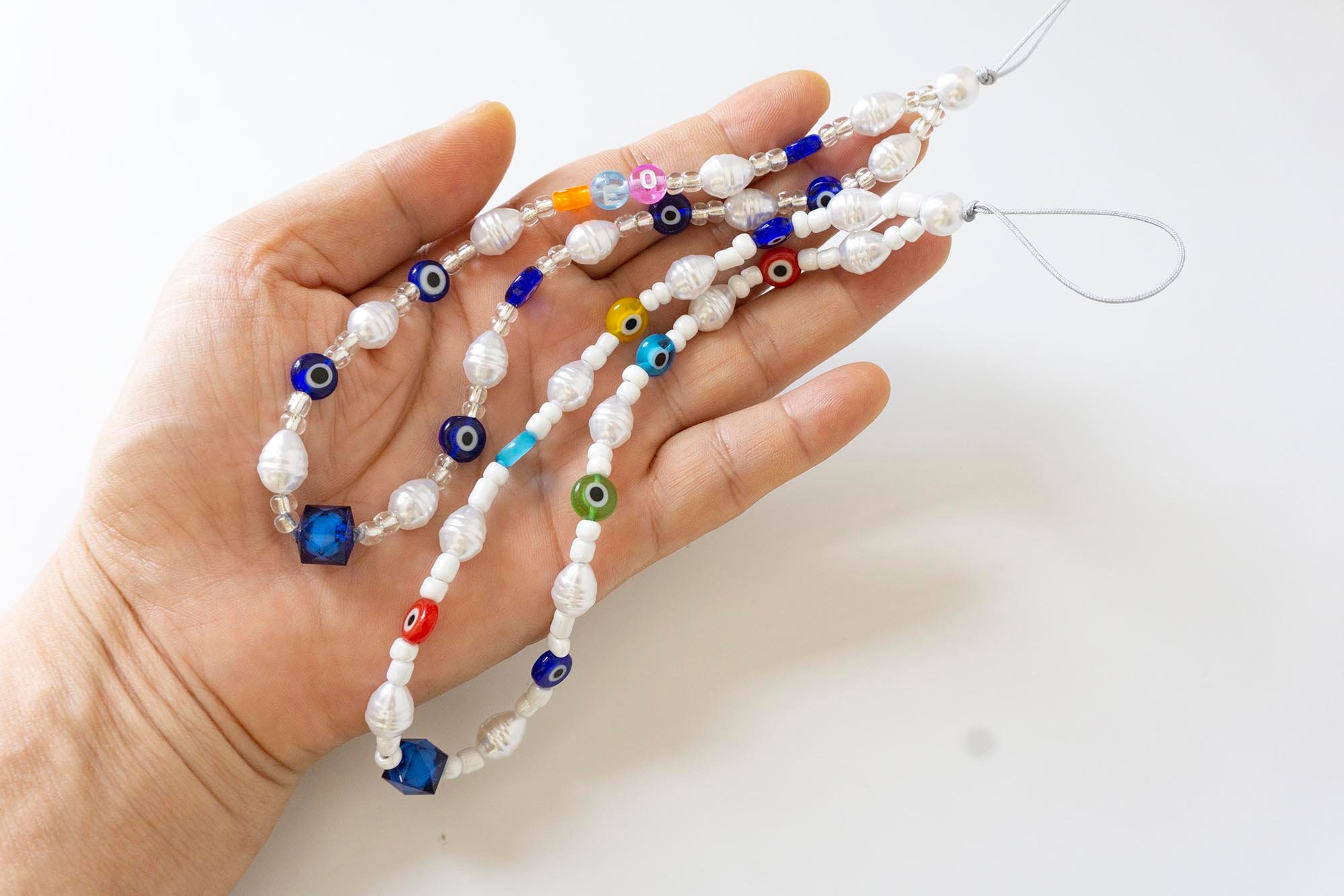 Evil Eye Beaded Phone Charm Strap Aesthetic Y2K Phone Charm Etsy