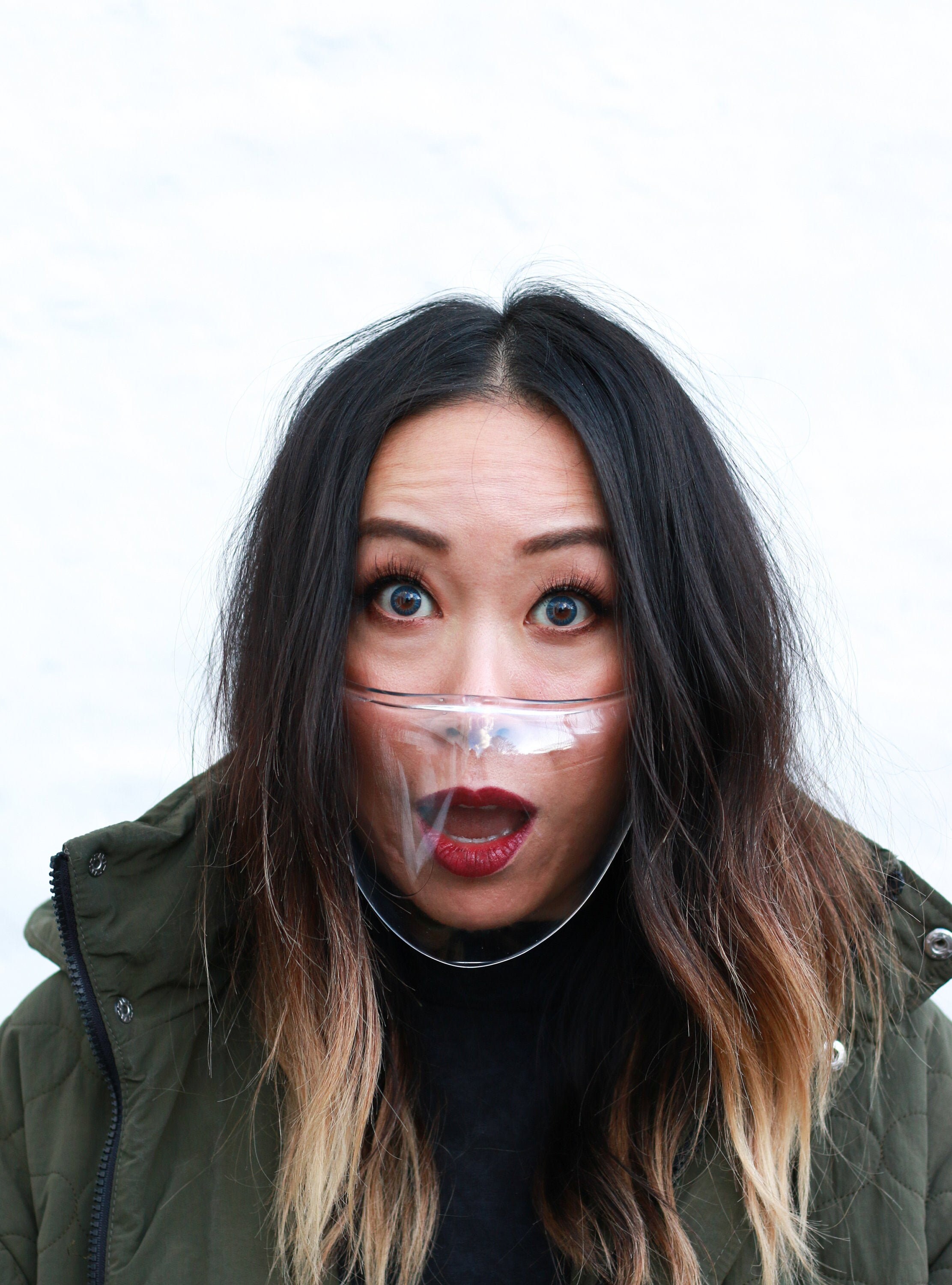 Clear Face Mask by VYZA. New Transparent Face Shield. Antifog Etsy