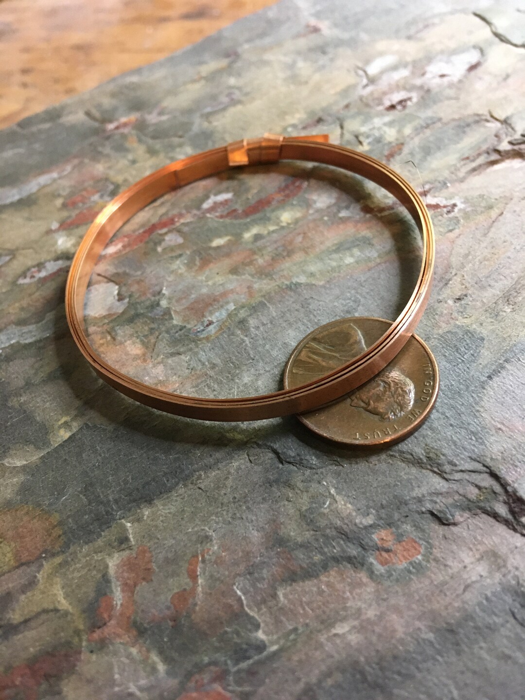 1 Ft Dead Soft Copper Bezel Wire 28 Gauge 1/8x.013 Inch Etsy