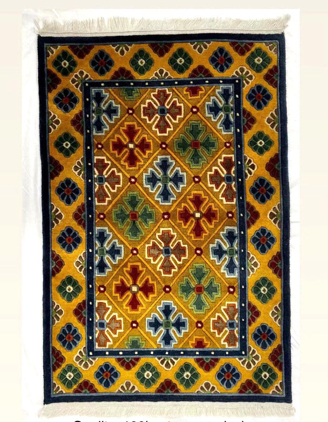 Hand Knotted Carpet Made From Himalayan Sheep Wool tibetan Etsy