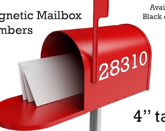 Mailbox 4 inches Magnetic Numbers: Personalized Home Address Sign