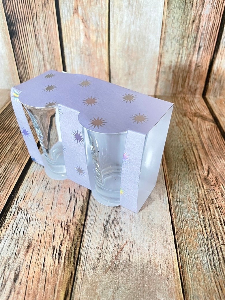 Shot Glass 1.5 Oz Box Template SVG EPS PNG Dxf Digital File Etsy