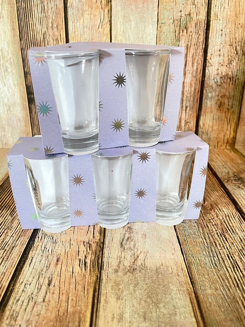 Shot Glass 1.5 Oz Box Template SVG EPS PNG Dxf Digital File Etsy