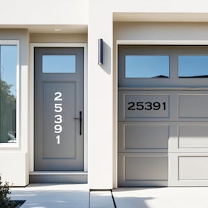 Heavy-Duty Reflective Magnetic Garage Address Numbers