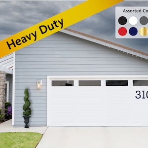 Large Heavy Duty Magnetic Numbers: Garage, Home Address, Storefront