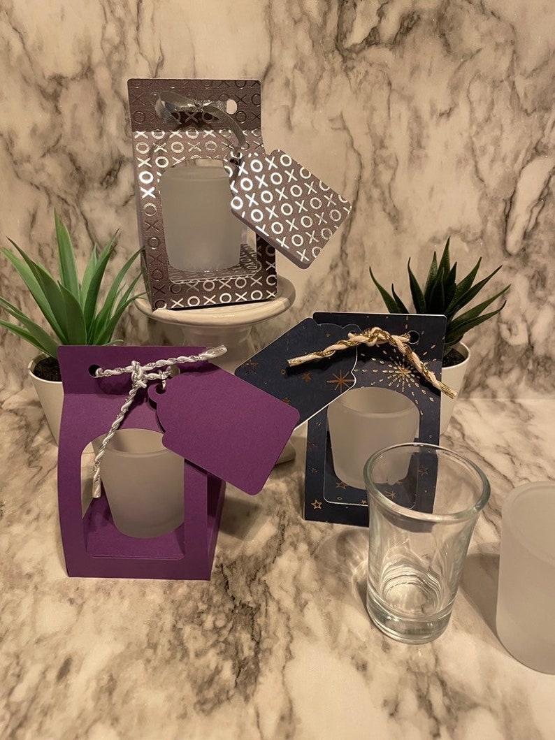 Digital Single Shot Glass Packaging Template SVG EPS PNG Etsy