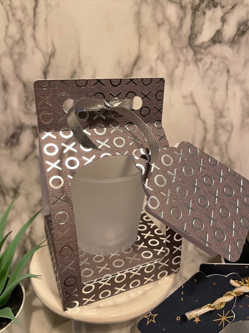 Digital Single Shot Glass Packaging Template SVG EPS PNG Etsy