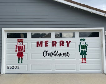 Nutcracker Christmas Garage Door Magnets — Festive Holiday Decor Sets