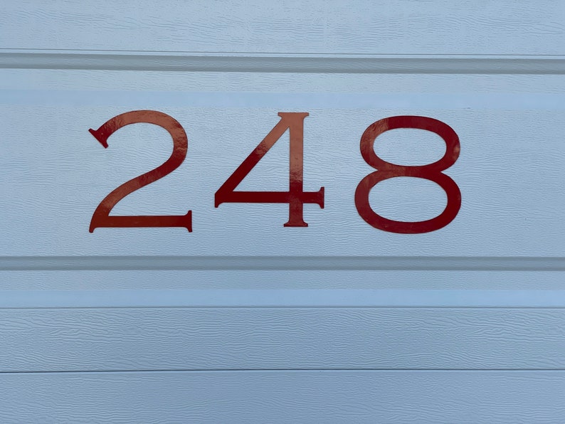EXTRA Large Home Address Numbers for Garage Doors Etsy