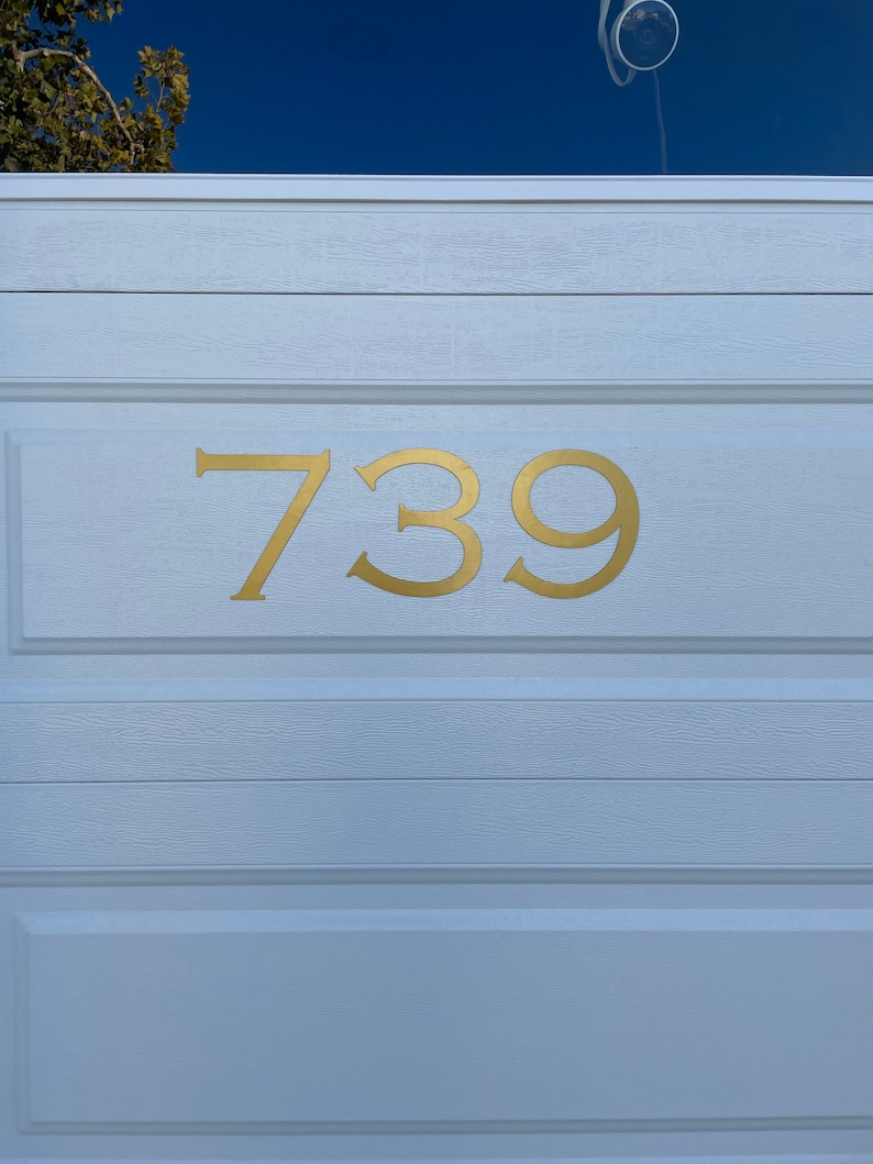 EXTRA Large Home Address Numbers for Garage Doors Etsy