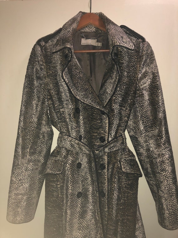 Karen Millen Faux Fur Cheetah coat