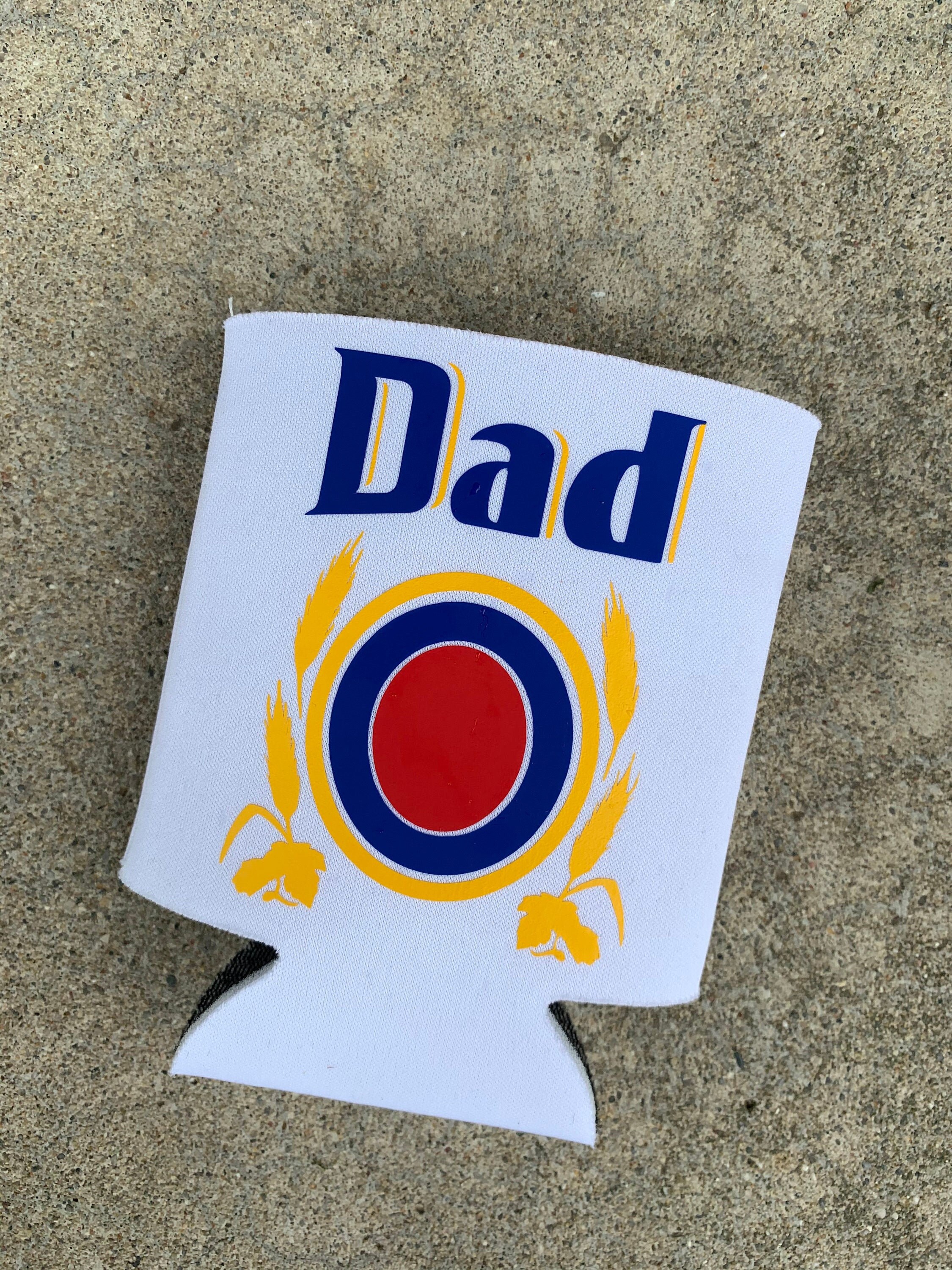Dad Miller Lite Koozie 12 oz Can Koozie Can Sleeve Etsy