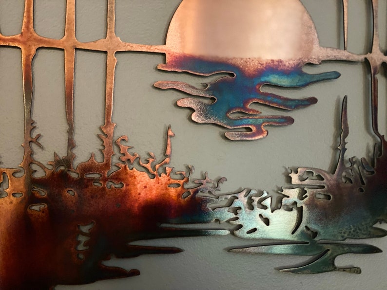 Abstract Guitar Metal Wall Art Metal Guitar Art Abstract Etsy