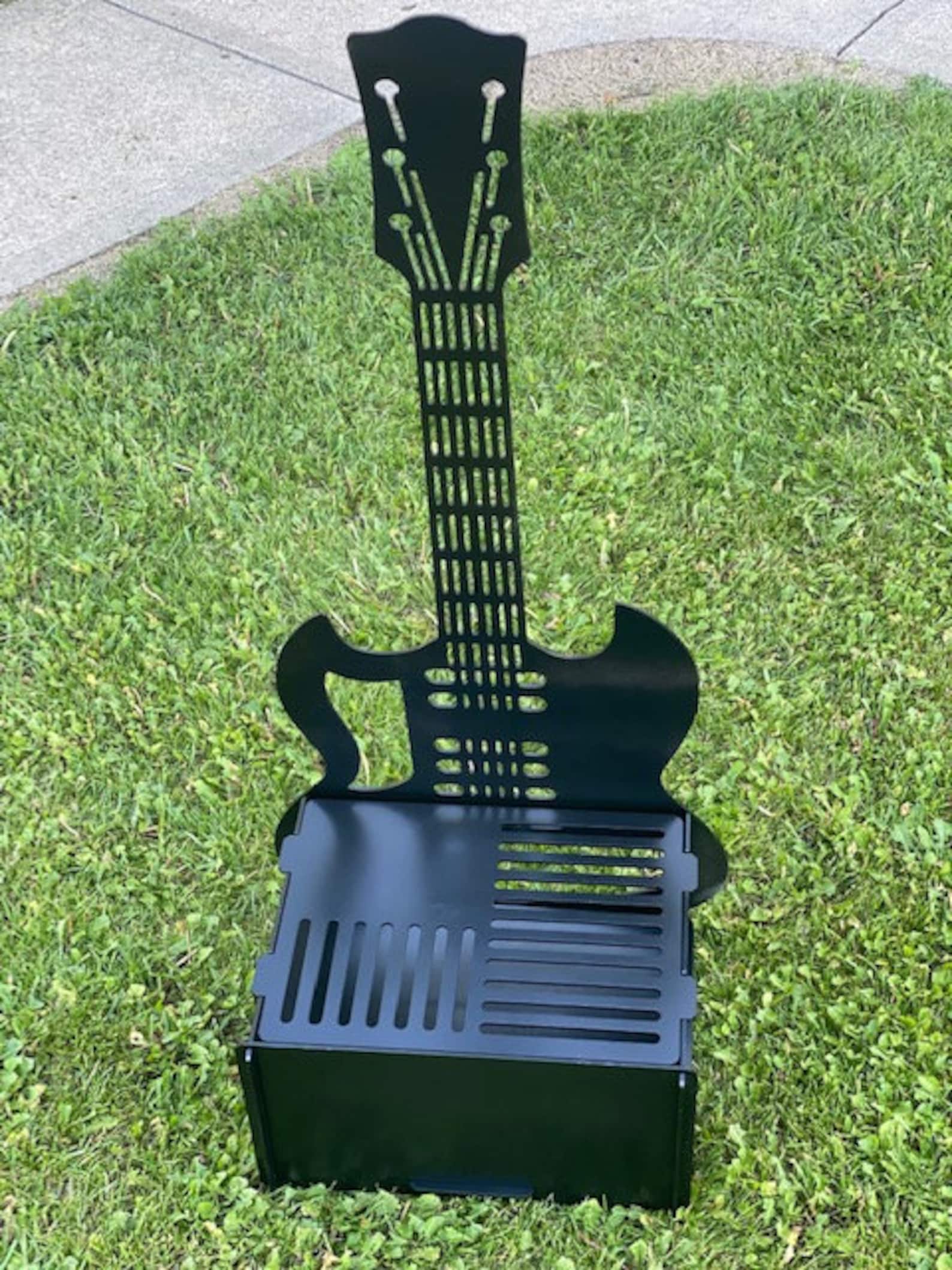 Outdoor Patio Fire Pit Guitar Fire Pit Guitar Gifts Guitar Etsy