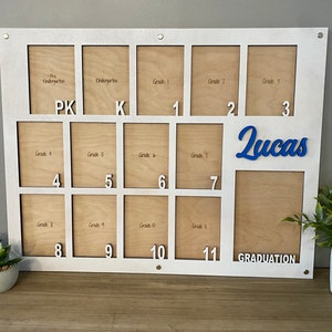 School Years Picture Frame, 3.5x5 Picture Frame, K-12 Picture Frame ...
