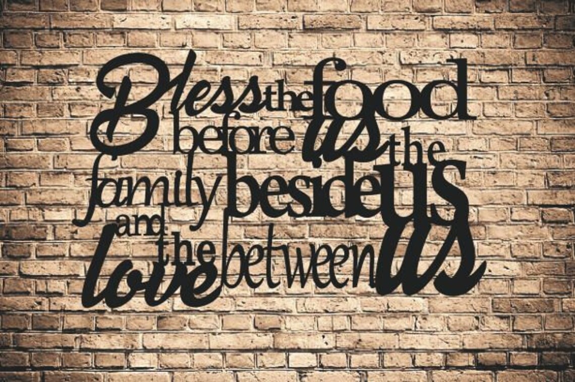 Metal Wall Art Quotes Christian Gifts for New Home Bible Etsy