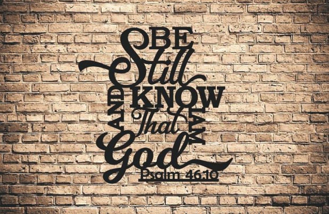 Biblical Verse Wall Decor Metal Wall Art Quotes Christian Etsy
