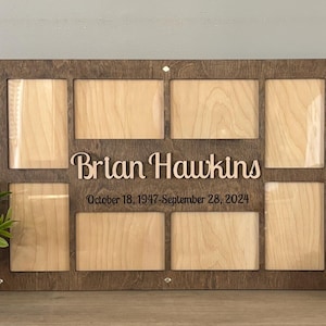 Memorial Picture Frame, Personalized Memorial Frame, In Loving Memory Gift, Grieving Gift, In Memory of Loved One, Bereavement Gift