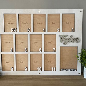 School Years Picture Frame, 3.5x5 Picture Frame, K-12 Picture Frame ...