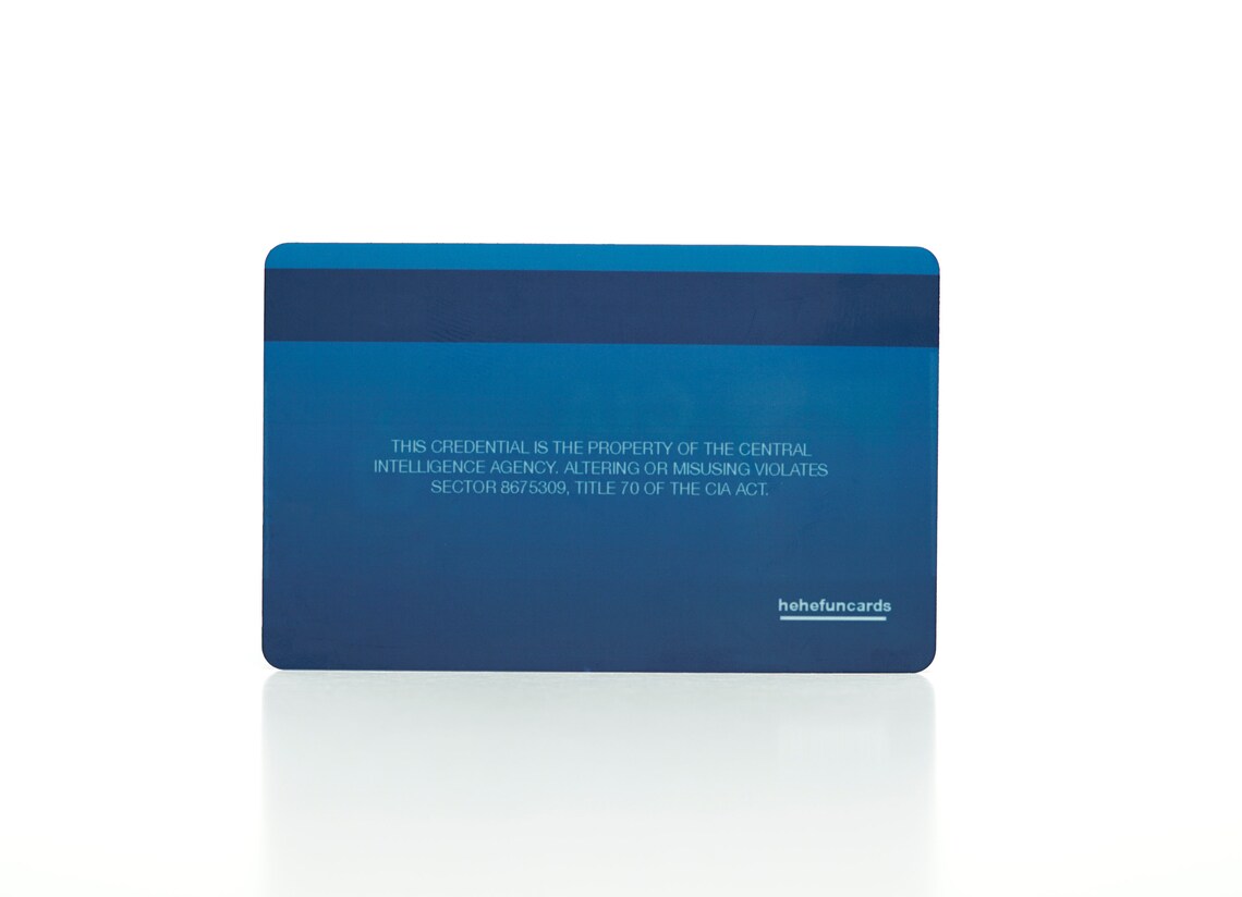 CIA ID Card Template CIA ID Card Template