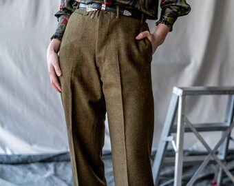 men's wool work pants