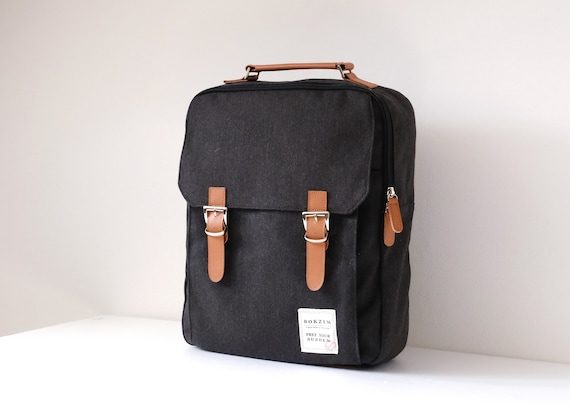 Canvas Backpack (gray), 16 Inch Laptop Backpack, Multi Pockets, Air Mesh Padded Strap, Canvas Rucksack, Back to School, Work Bag - Etsy Canvas Backpack (gray), 16 Inch Laptop Backpack, Multi Pockets, Air Mesh Padded Strap, Canvas Rucksack, Back to School, Work Bag - Etsy