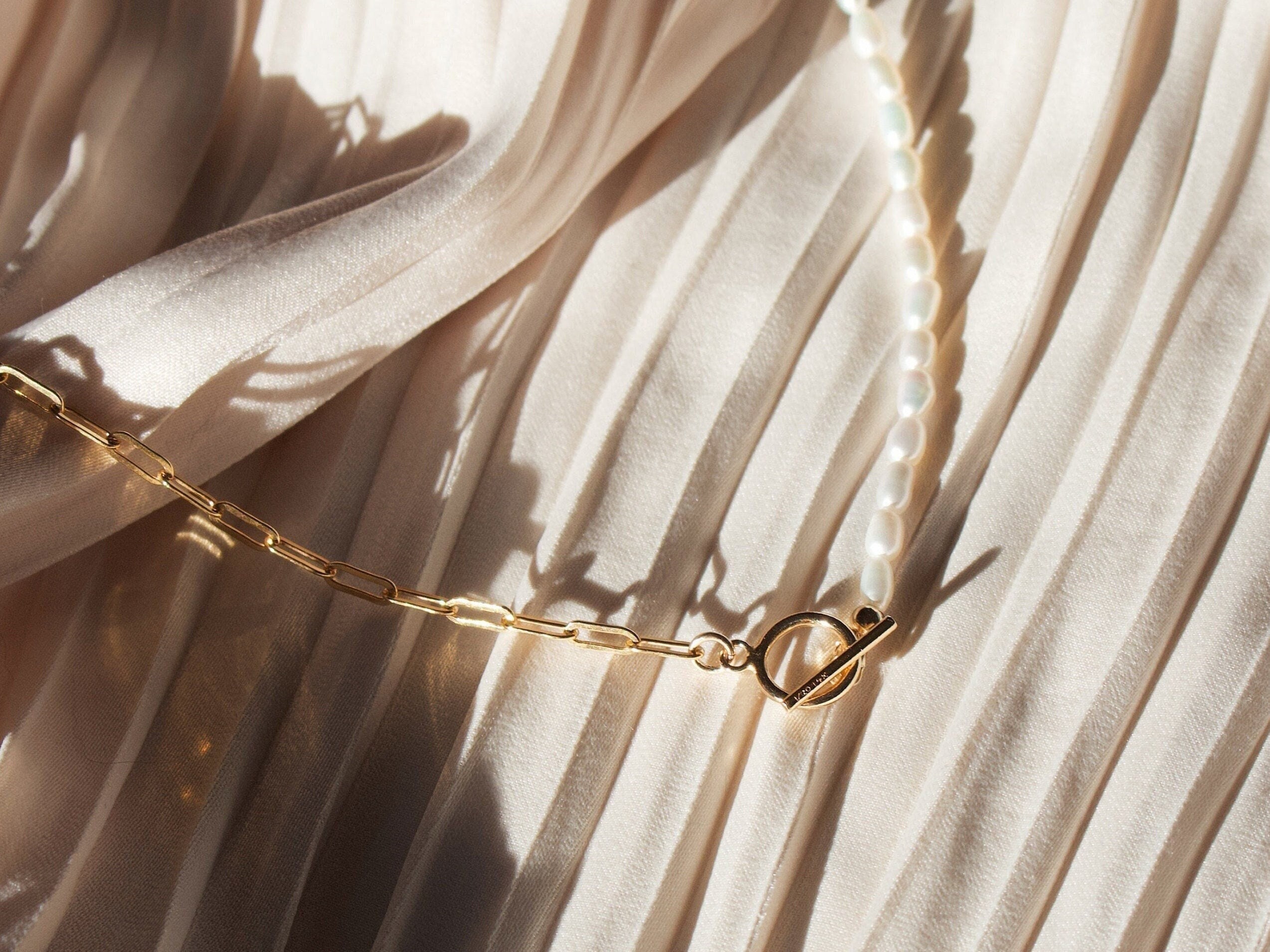Orecchini a bottone con perle d'acqua dolce: oro 14k o argento sterling - Italia