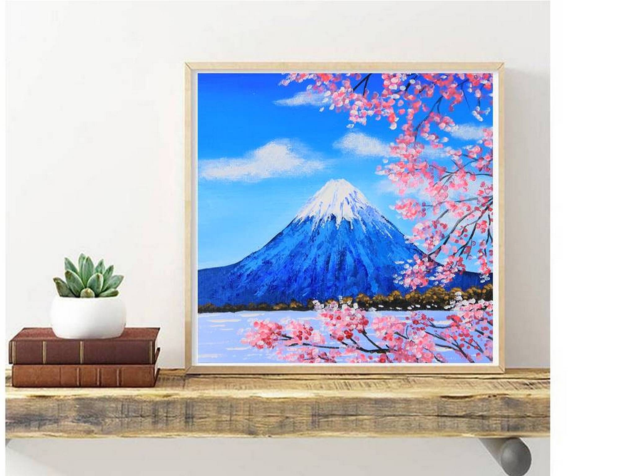 Sakura Japanese Watercolor Painting Graphic by NeVinci · Creative Fabrica