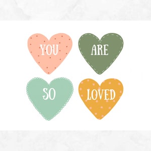 You Are So Loved | Greeting Card, Love, Handmade