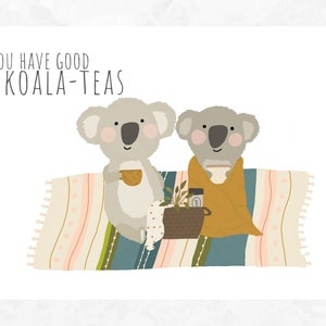 Vous avez de bons thés de koala | | de cartes de vœux Fait main