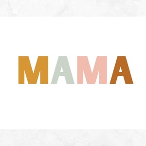 MAMA | Carte de vœux, Baby Shower, Fête des mères, Fait à la main