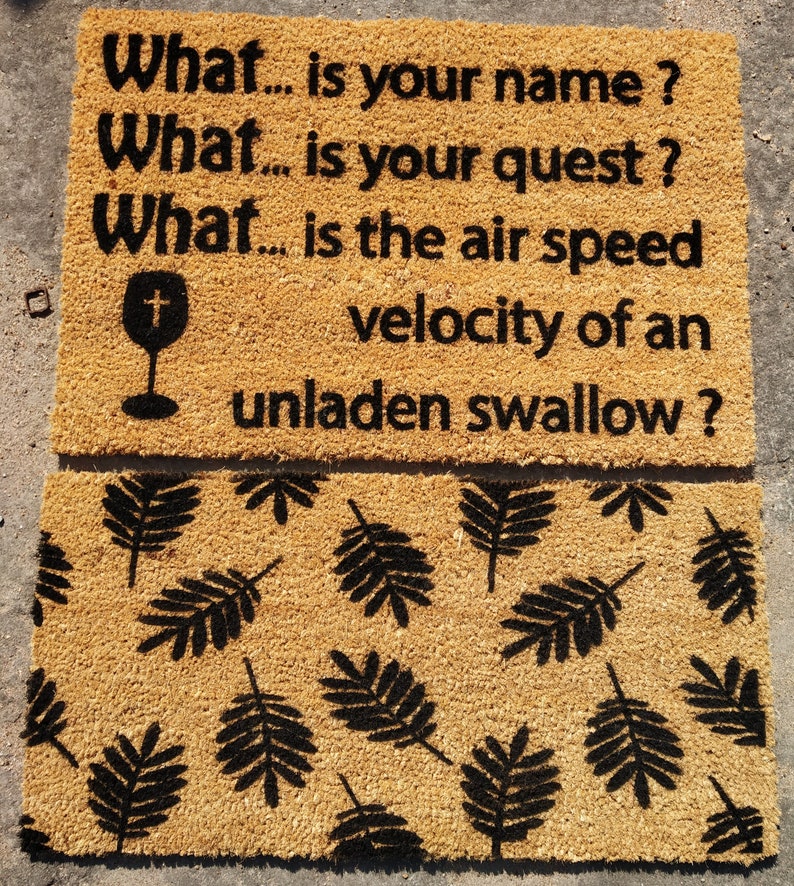 Monty Python and The Holy Grail Death Bridge Questions Door | Etsy