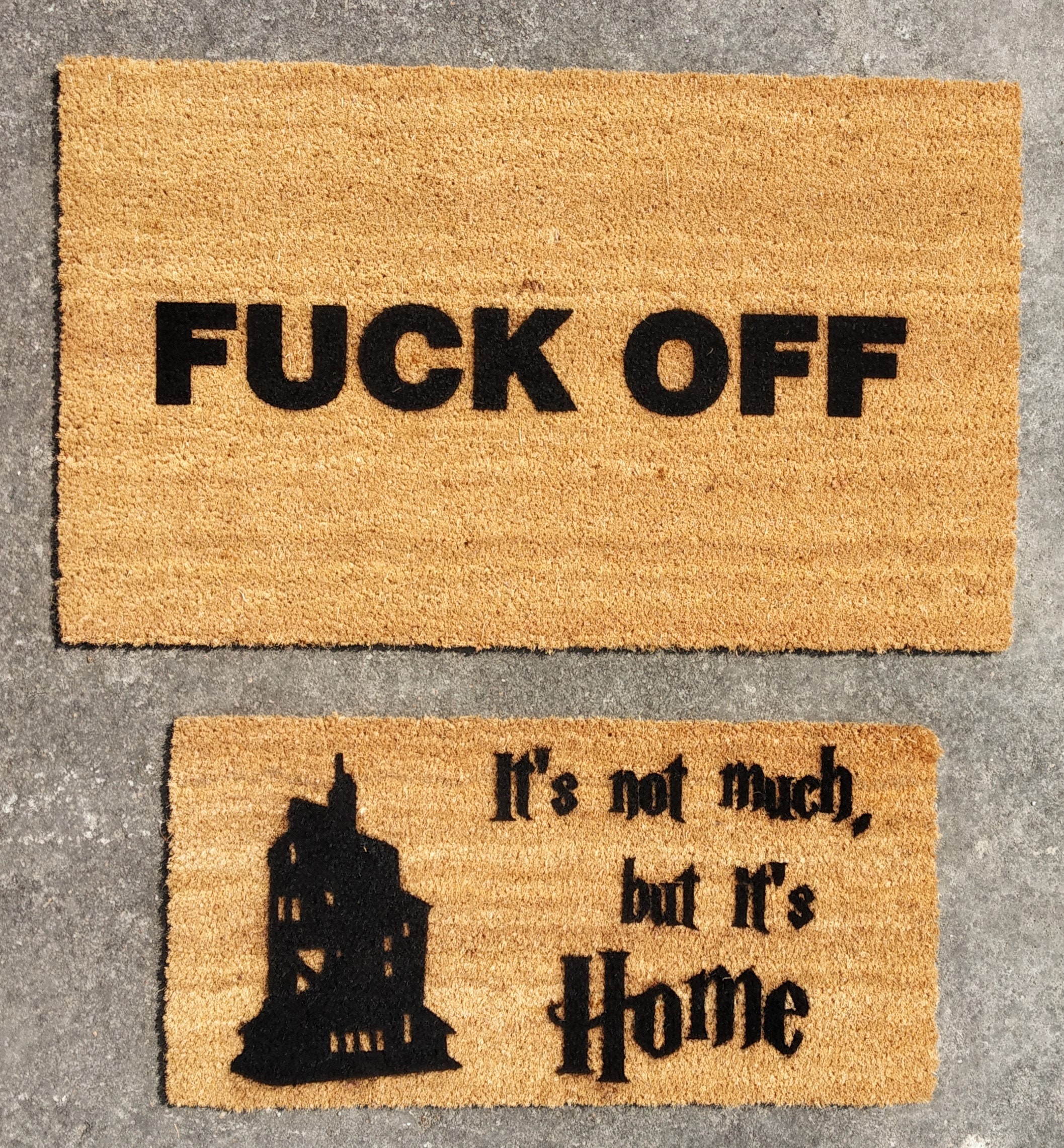 Fuck Off Doormat Curse Word Mat Funny Vulgar Doormat Etsy