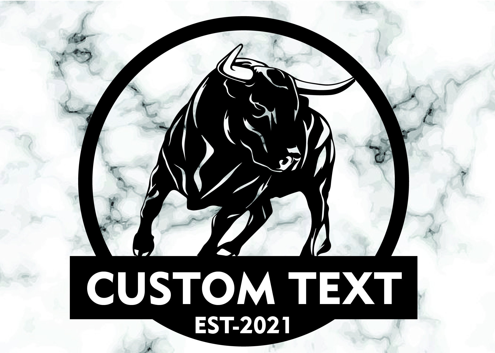 Bull Metal sign Bucking bulls Rodeo cow Farmer sign Steel Etsy