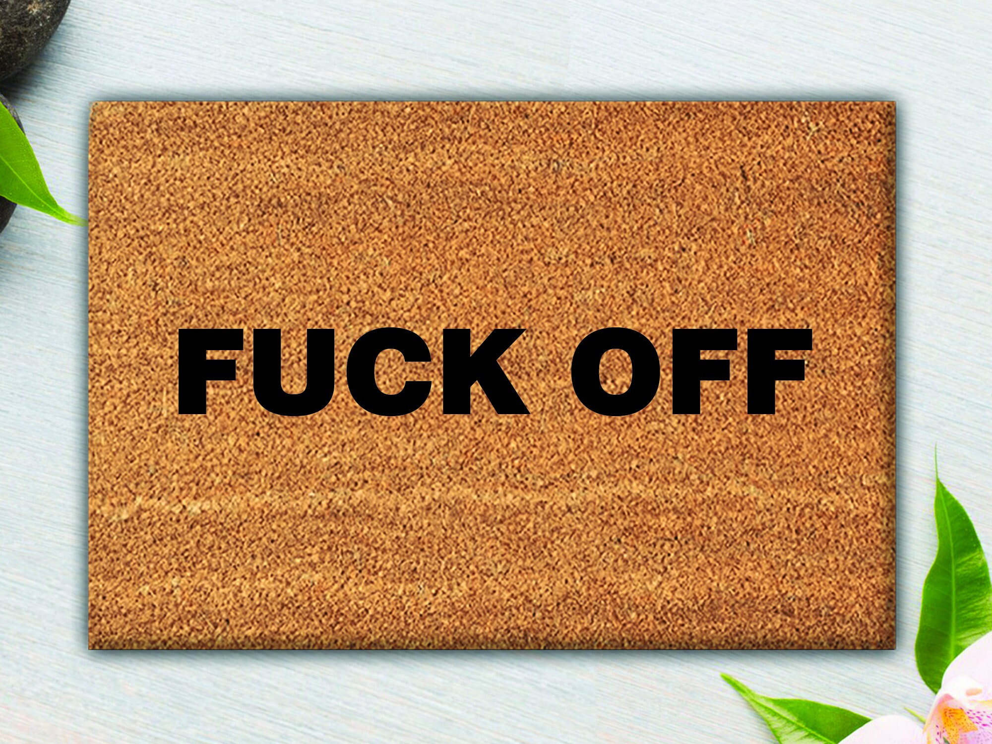 Fuck Off Doormat Curse Word Mat Funny Vulgar Doormat Etsy