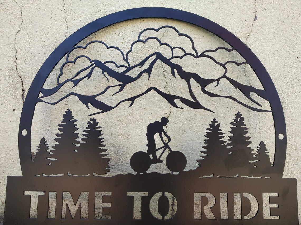 Dirt Bike Metal Sign Dirt Bike Decor Dirt Bike Metal Art Etsy