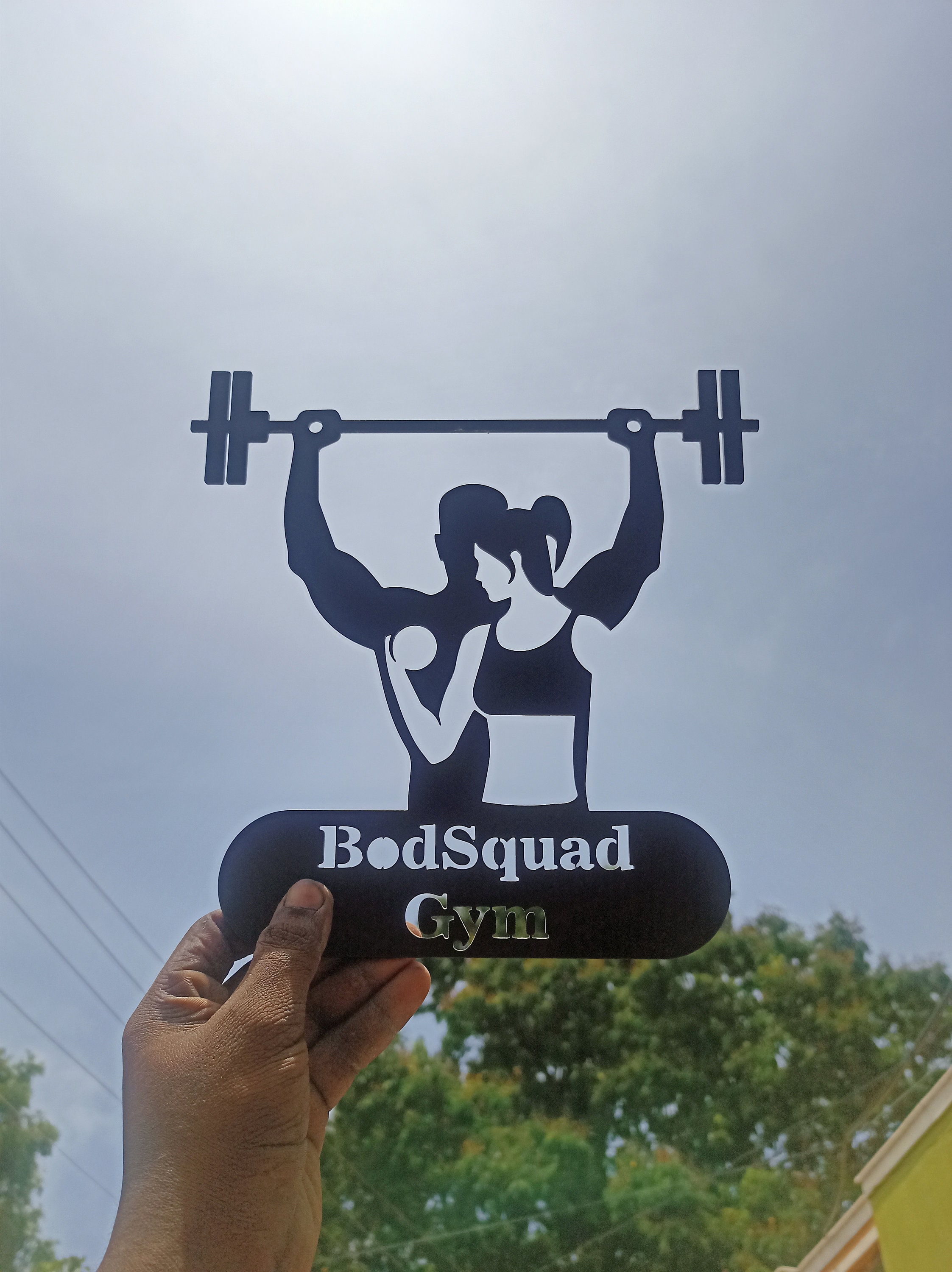 Family Gym Sign Custom Metal Gym Sign Home Gym Sign Etsy