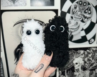 Fantasma de la preocupación - para la ansiedad, inquietud sensorial, alivio del estrés, decoración gótica, taxidermia, rareza, espíritu espeluznante, regalo de ouija, Halloween